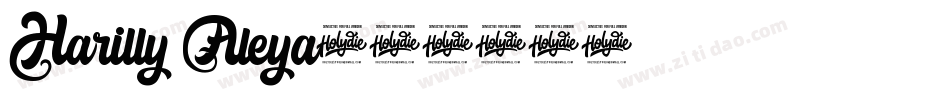 Harilly Aleya字体转换